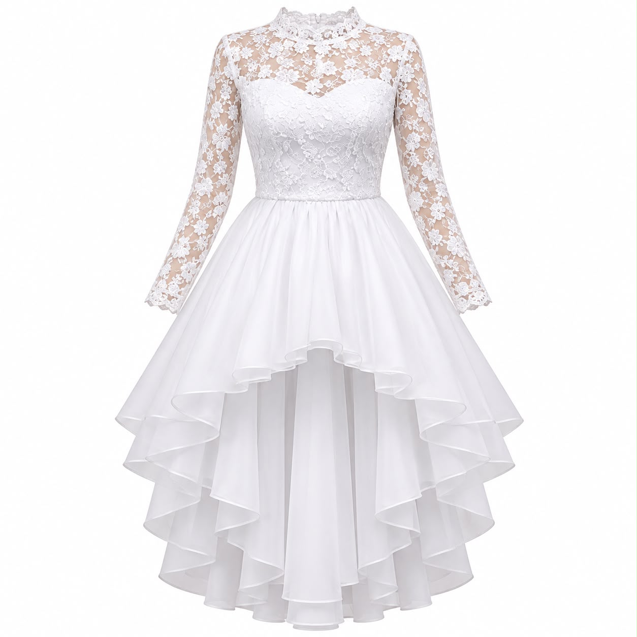 White lace dress