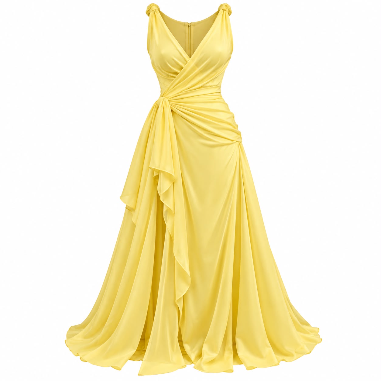 Yellow occasion dress